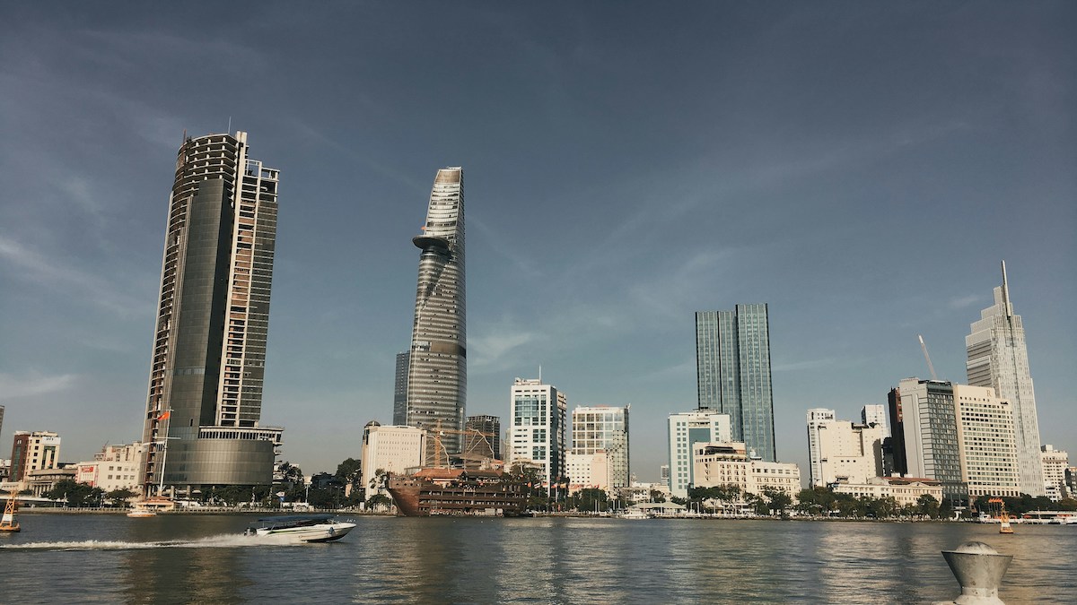 Skyline of Ho Chi Minh (Saigon)